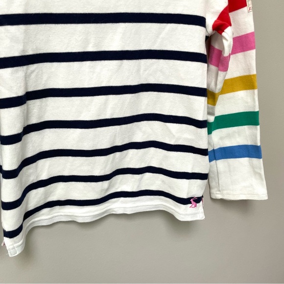 Joules Rainbow striped top - Picture 2 of 5